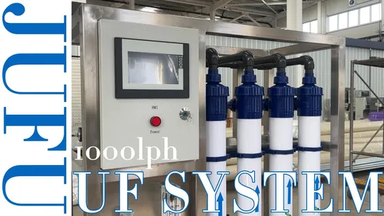 1000lph UF Ultrafiltration Purifier System Water Treatment Plant for Industrial 
