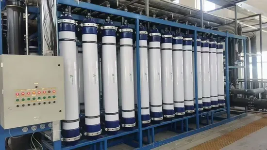 30tph 16PCS Hollow Fiber Membranes Industrial Ultrafiltration (UF) Water Treatment System for Wastewater Treatment 