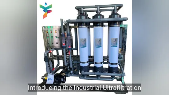 Ultrafiltration UF Treatment Systems Water Filters for Industrial Use 