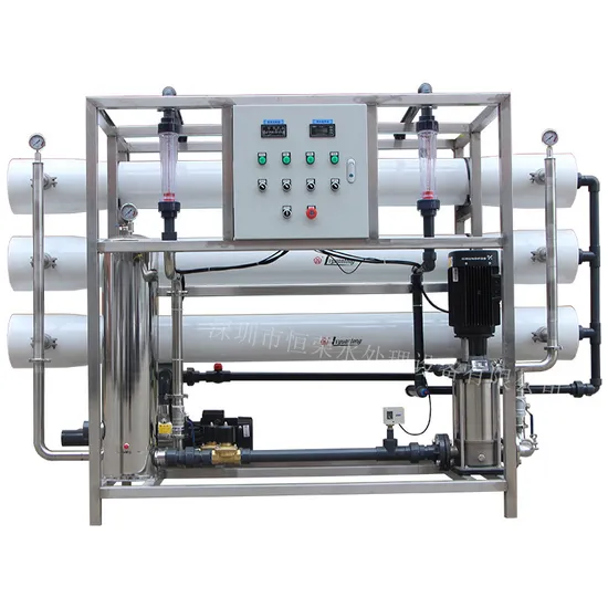 Pure Water Equipment 2 Tons Single Stage Reverse Osmosis Water Purification Equipment 