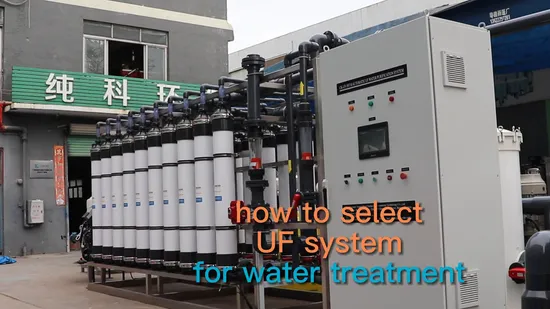 50 Ton UF Membrane Ultrafiltration Filter System Manufacturer From Guangzhou China 