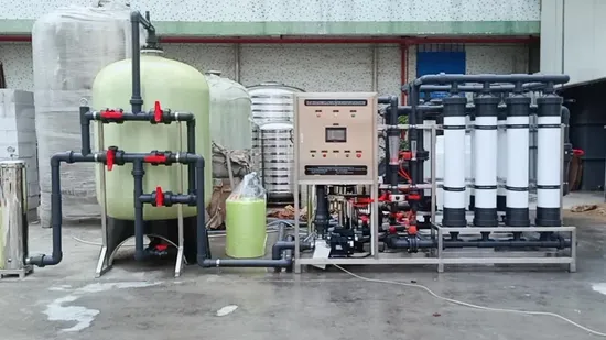 8t/H Wastewater Mineral Water Purifiers Ultrafiltration Modules Treatment RO System 