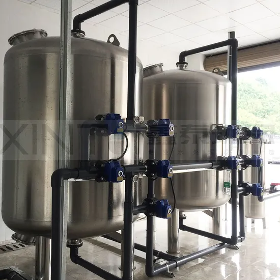 3t/H Industrial Ultrafiltration Equipment Large Capacity Customized EDI Water Treatment Filter System 