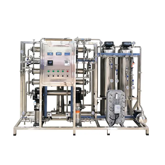 500 Liter Per Hour Electrodeionization EDI Demineralized Deionized Water Purification System for Surface Cleaning, Industrial Boiler 