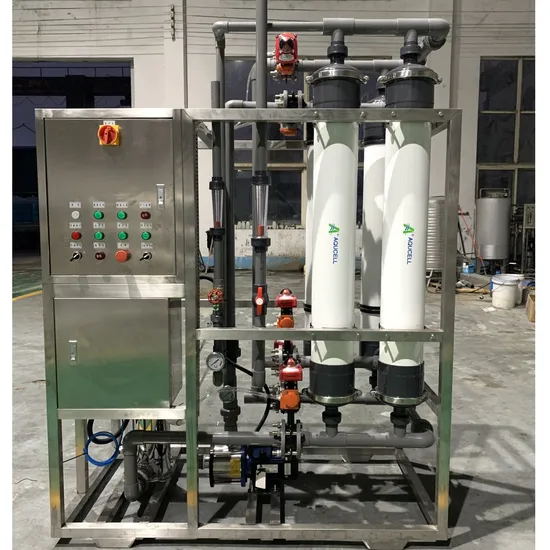 Compact Ultrafiltration System for Clean Drinking Water Supply 