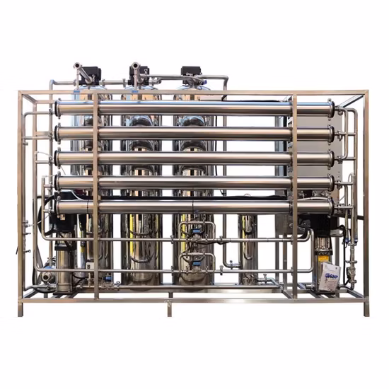 Automatic Water Treatment Machinery, Water Purification Equipment, R. O. System, Used for Ultrafiltration in Bottling Production Lines 